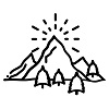 Mountains icon